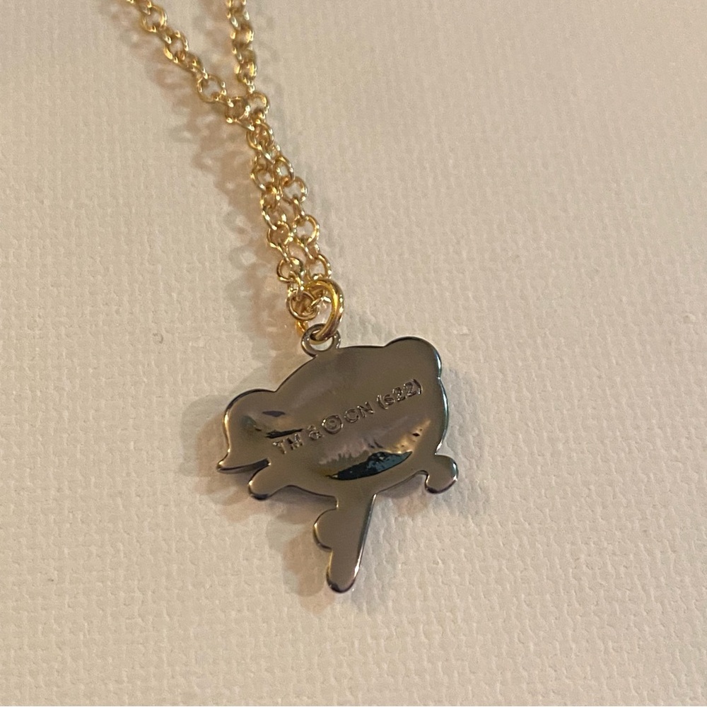 Powerpuff Girls Small Bubbles Charm Necklace with Thin Gold Tone Chain - Picture 3 of 3